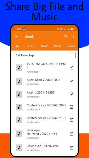 Xzender share- File Transfer like Xsender, Sendit Captura de pantalla 3