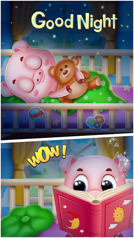 pinky pig daycare salon games ภาพหน้าจอ 0