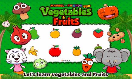 Marbel Fun Vegetable & Fruits 스크린샷 1