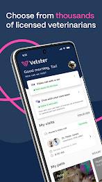 Online Vet 24/7 - Vetster ภาพหน้าจอ 1