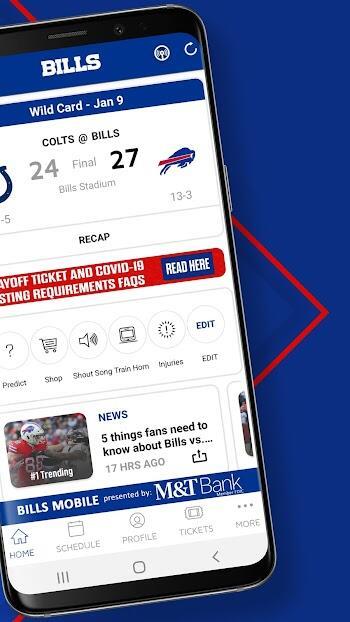 Buffalo Bills Mobile Mod Ekran Görüntüsü 2