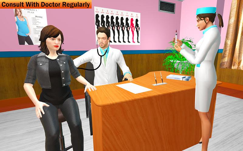 Pregnant Mother Sim Games Life Captura de pantalla 0