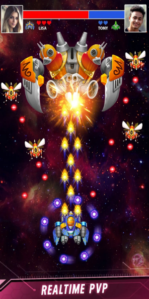 Space shooter - Galaxy attack Ảnh chụp màn hình 2