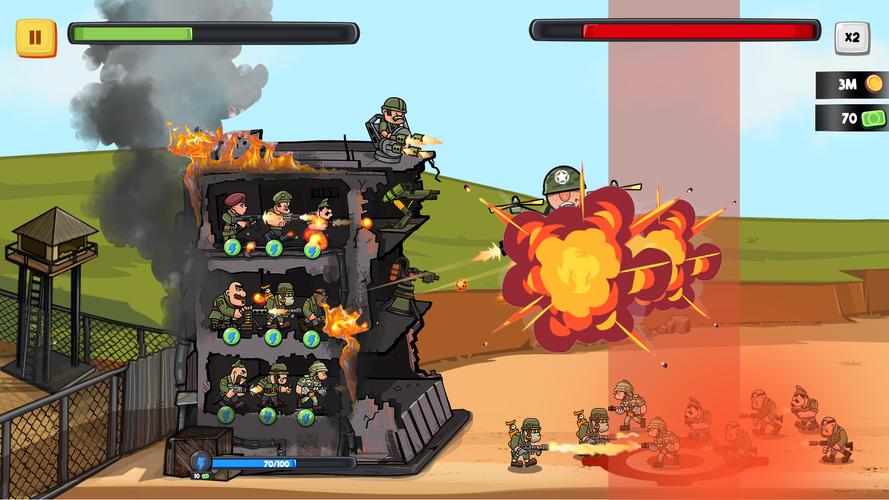 World War Army Defense: TD WW2 Captura de tela 0