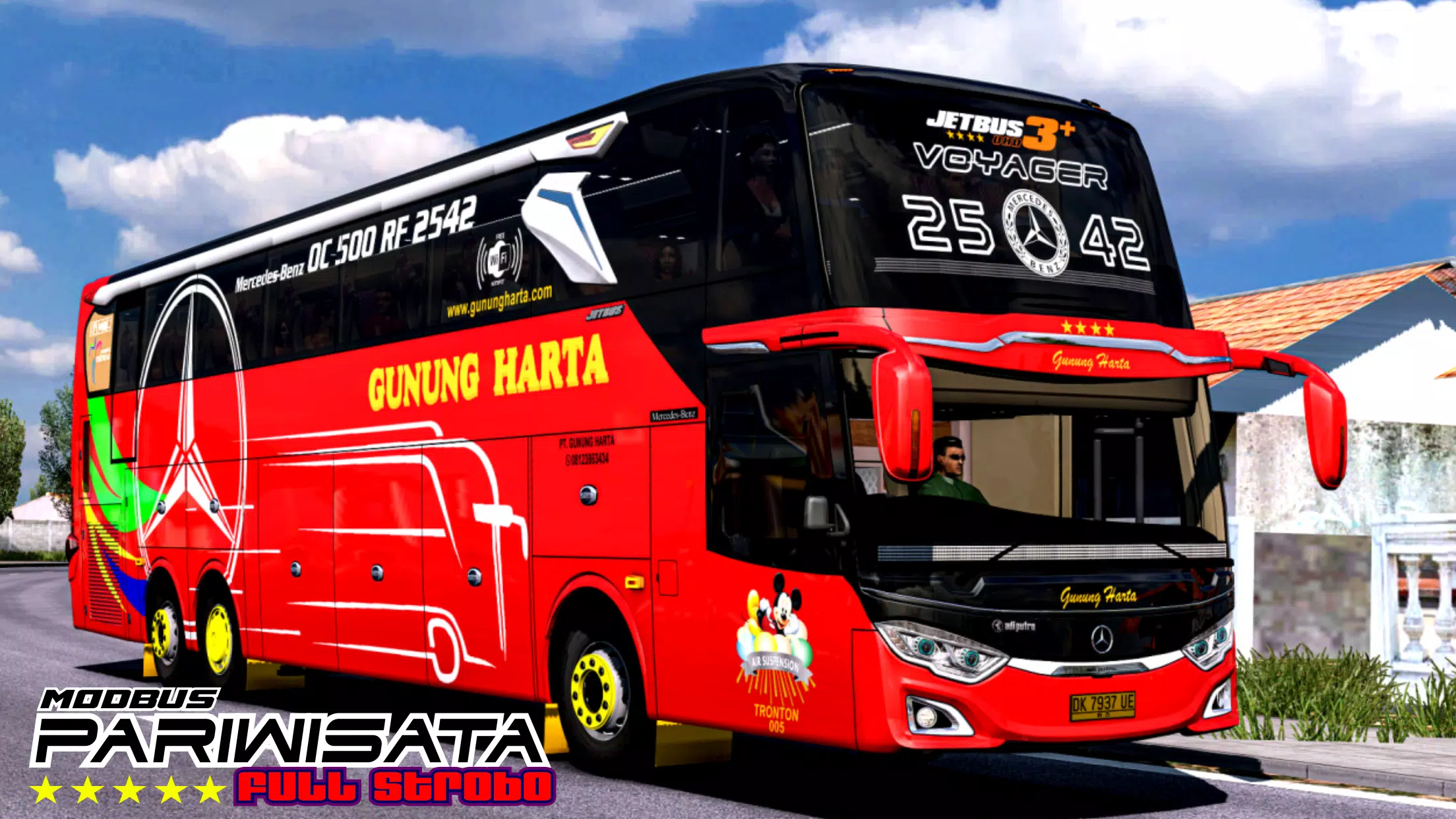 Mod Bus Pariwisata Full Strobo Screenshot 0