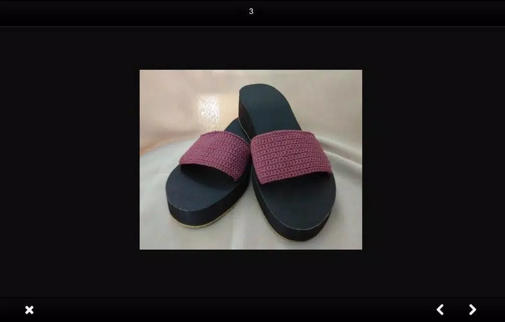 Knitted sandals idea 螢幕截圖 2