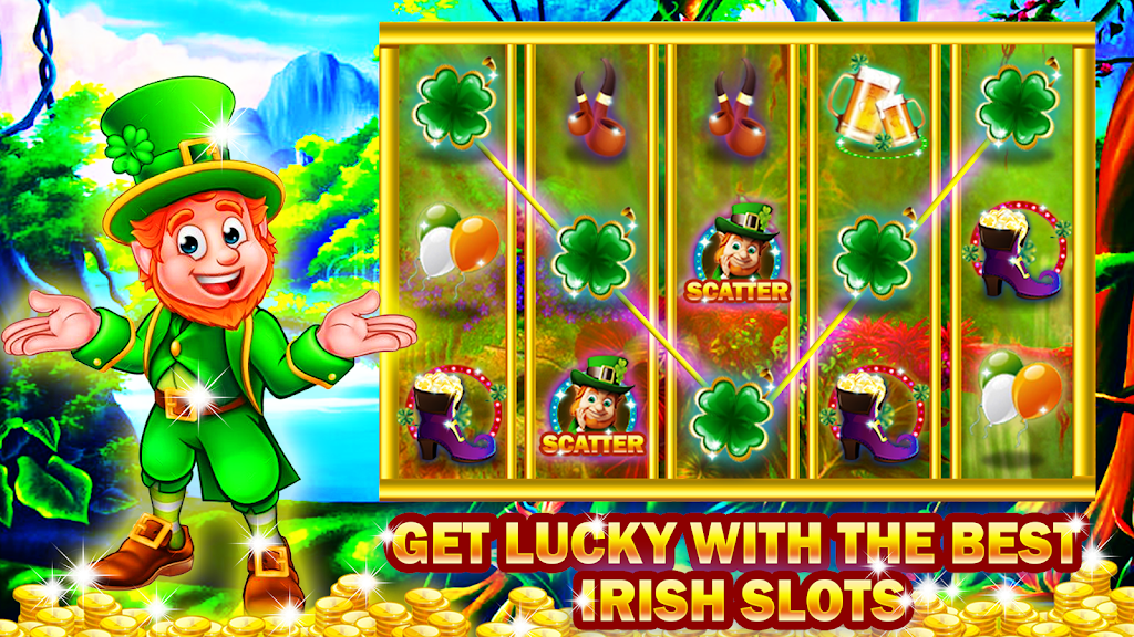 Gold Irish Slots Machines Скриншот 0