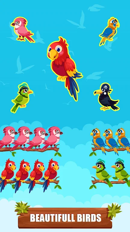 Bird Sort Color - Puzzle Games Screenshot 1