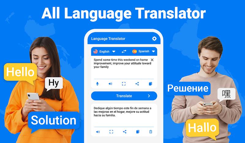 All Translate Language App 螢幕截圖 0