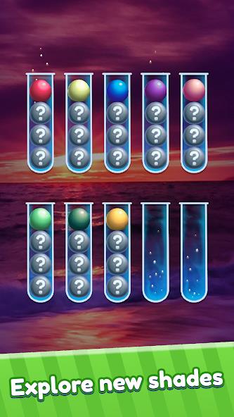 Ball Sort Puzzle Color Sort Mod ภาพหน้าจอ 2