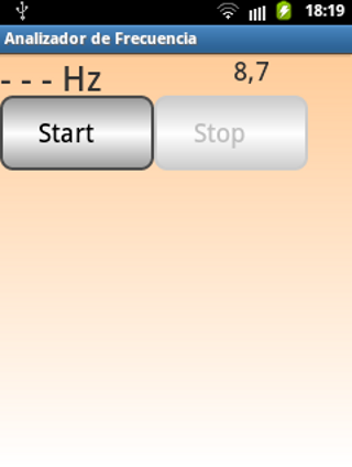 Frequency Analyzer Capture d'écran 2