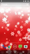 Snowflake Live Wallpaper Ekran Görüntüsü 1