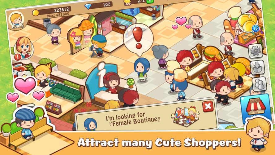 Happy Mall Story: Sim Game 螢幕截圖 2