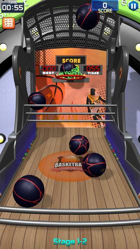 Flick Basketball Stages Capture d'écran 1