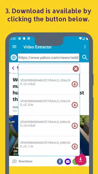 Video Extractor 螢幕截圖 3