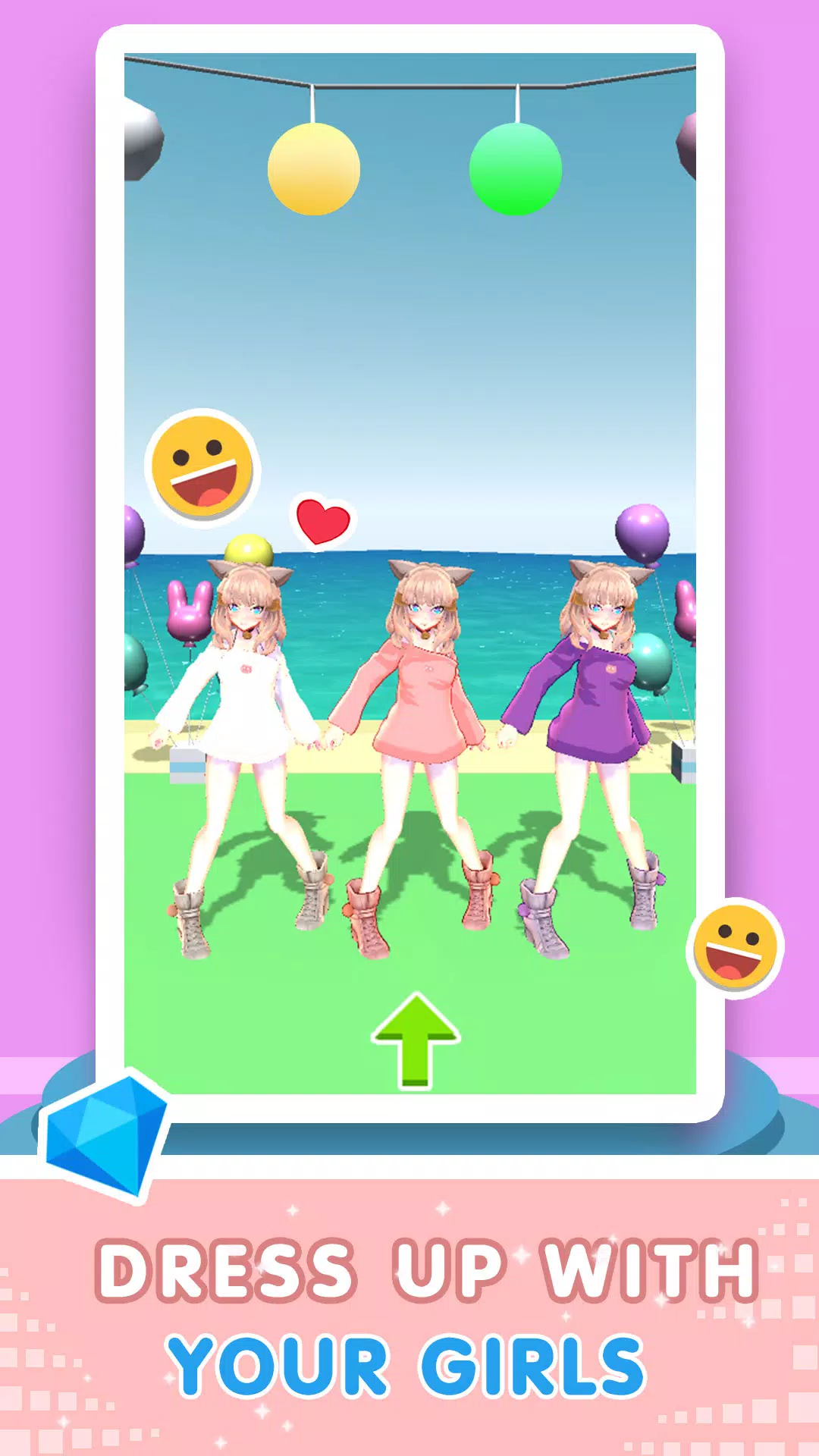 Flirt up - dress up hotties应用截图第2张