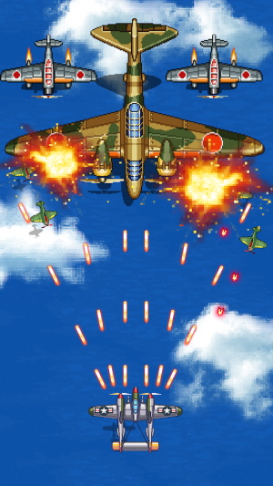 空軍1945：射擊飛機街機遊戲 螢幕截圖 3