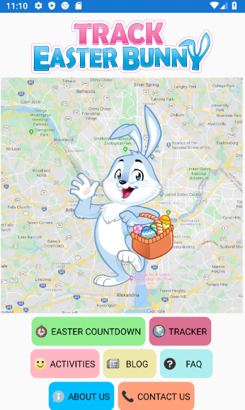 The Easter Bunny Tracker Schermafbeelding 0