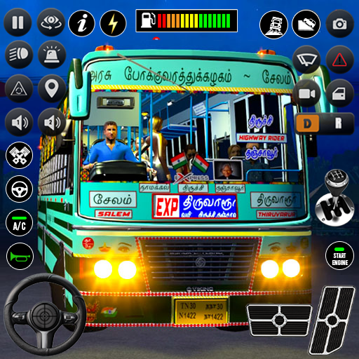 Real Passenger Bus Driving Sim Captura de pantalla 0