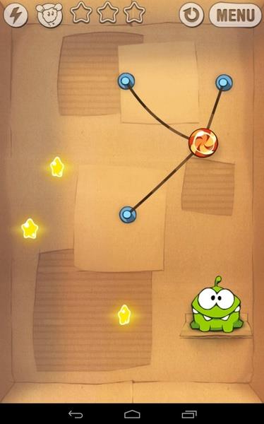 Cut the Rope ဖန်သားပြင်ဓာတ်ပုံ 1