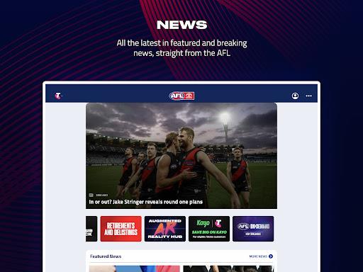 AFL Live Official App 스크린샷 3