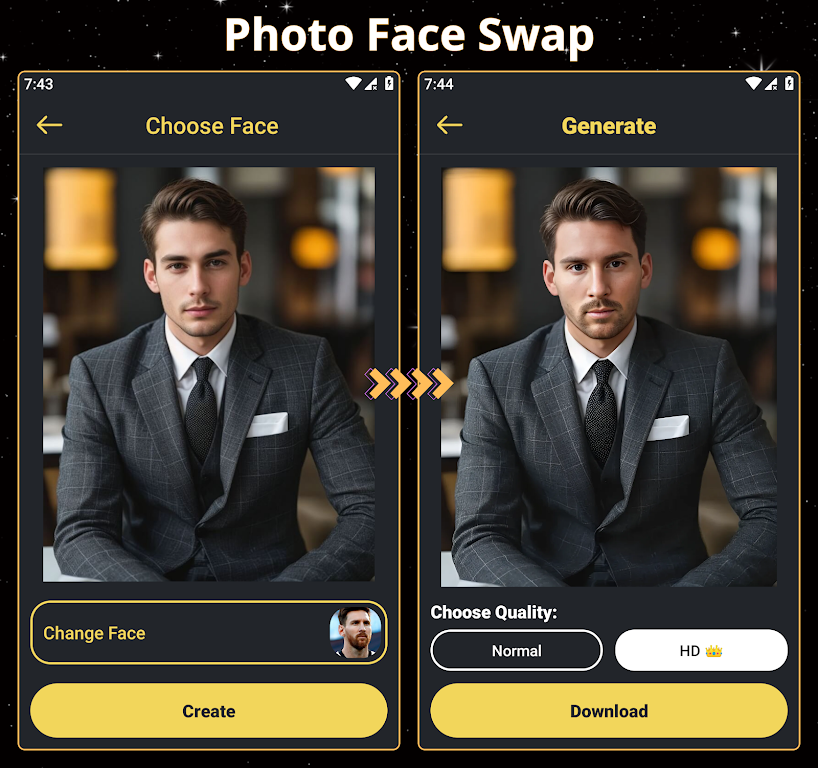 Face Over: AI Face Swap Screenshot 1