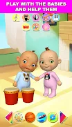 Talking Baby Twins Newborn Fun Tangkapan skrin 0