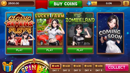 Sexy slot girls: vegas casino Mod Zrzut ekranu 1