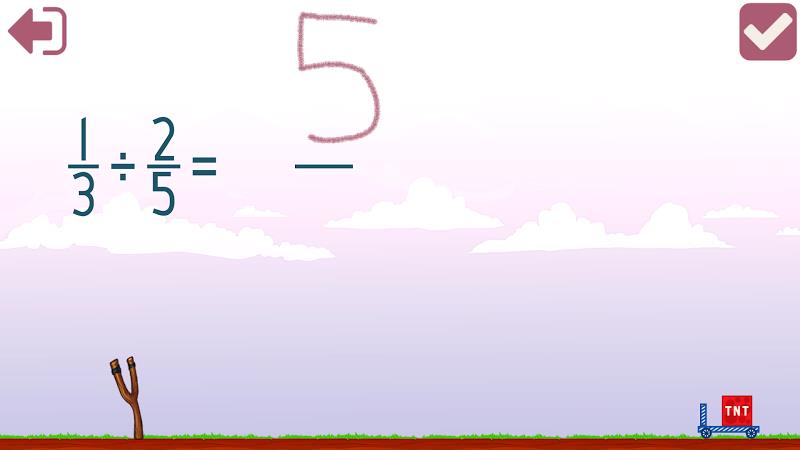 Dividing Fractions Math Game Screenshot 3