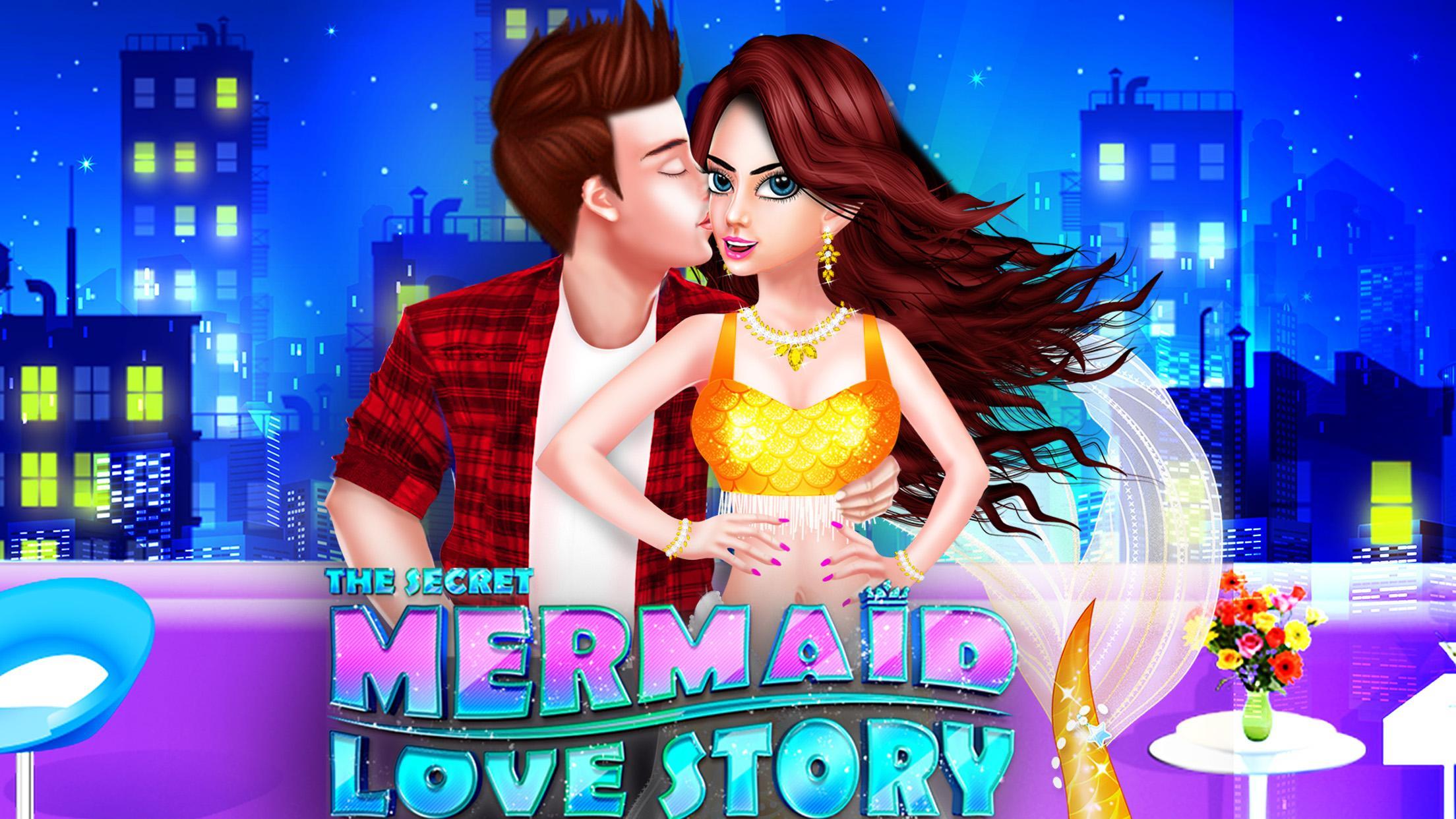 Secret Mermaid Love Crush Tale Captura de pantalla 0