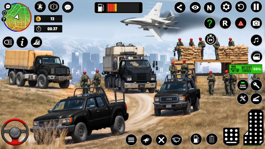Army Truck Game: Driving Games Capture d'écran 2