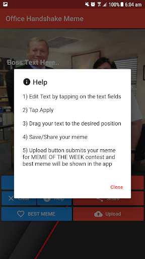 Office Handshake Meme Creator Captura de tela 2