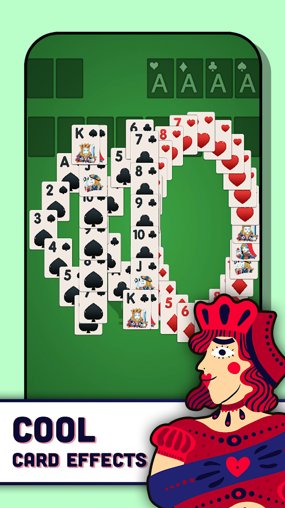 FreeCell Solitaire - Card Screenshot 3