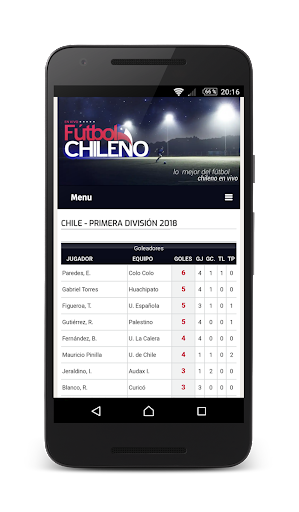 Live Chilean Soccer应用截图第0张