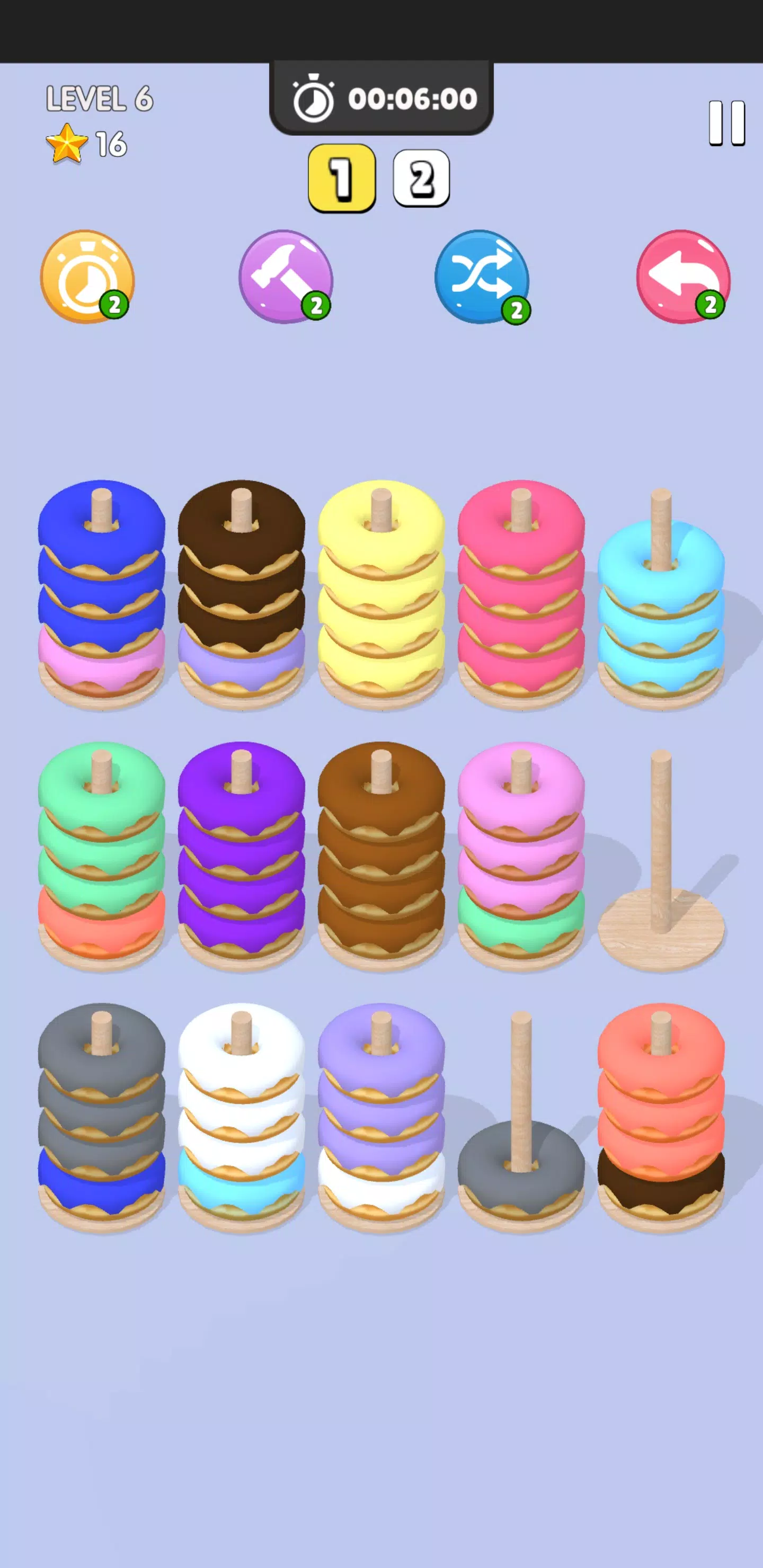 Donut Sort Tangkapan skrin 2