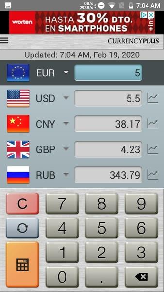 Schermata Currency Plus 0