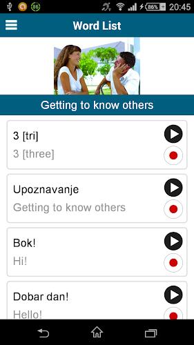 Learn Croatian - 50 languages スクリーンショット 3