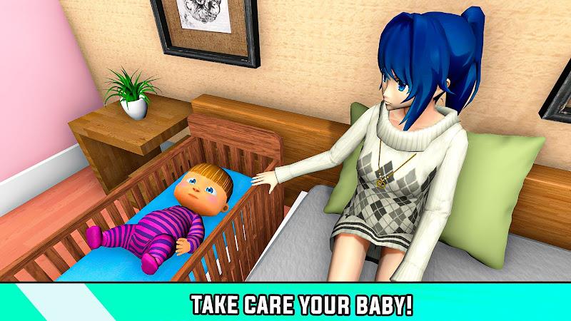 Anime Pregnant Mother 3D Tangkapan skrin 3