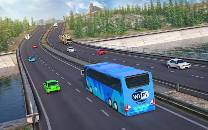 US Coach Bus Driving Game 2024 Captura de pantalla 1