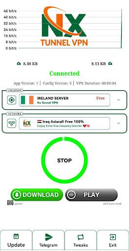 Nx Tunnel VPN ဖန်သားပြင်ဓာတ်ပုံ 0