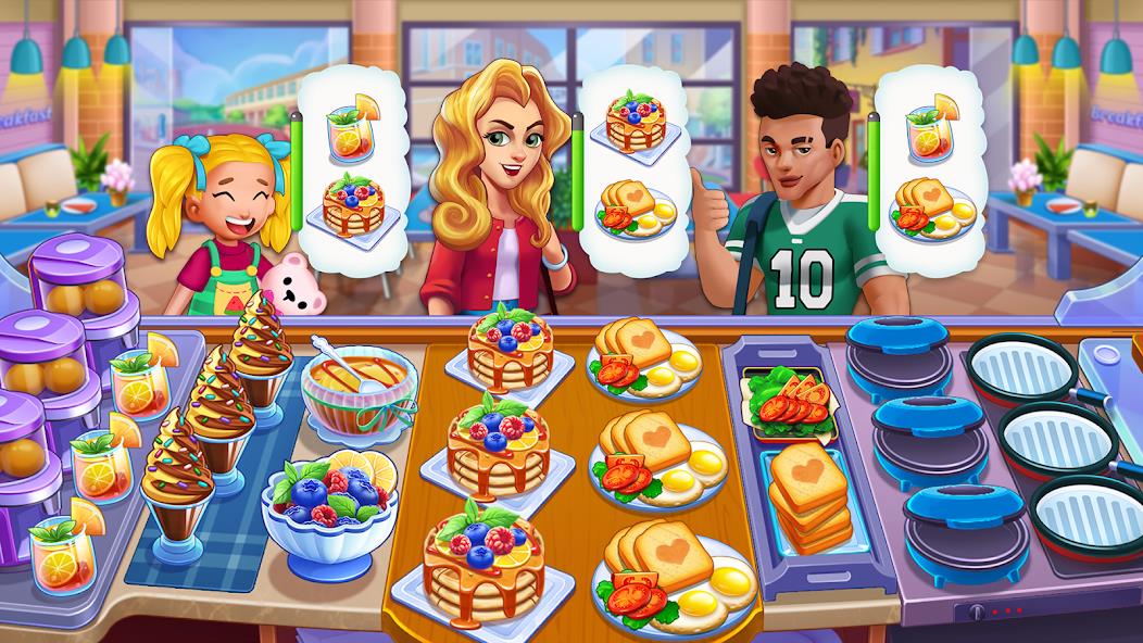 Food Voyage: Fun Cooking Games Mod Zrzut ekranu 2