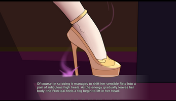 The Principals Bimbofication - A Kinetic Visual Novel Ảnh chụp màn hình 2