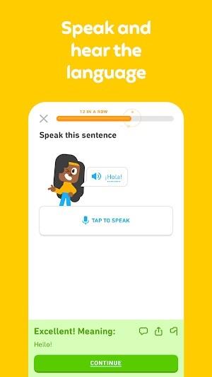 Schermata Duolingo 2