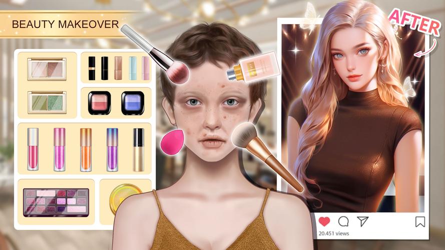 Beauty Makeover Captura de tela 2