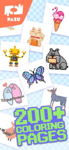 Pixel Coloring Games For Kids Zrzut ekranu 3