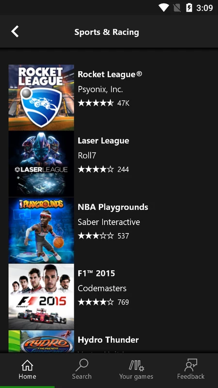 Schermata Xbox Cloud Gaming 0
