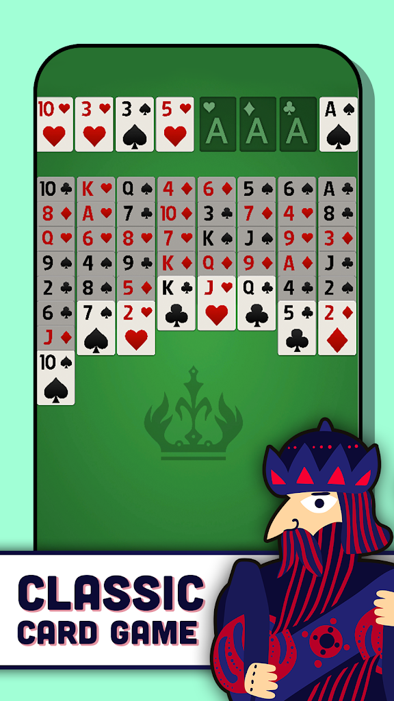 FreeCell Solitaire - Card Screenshot 1