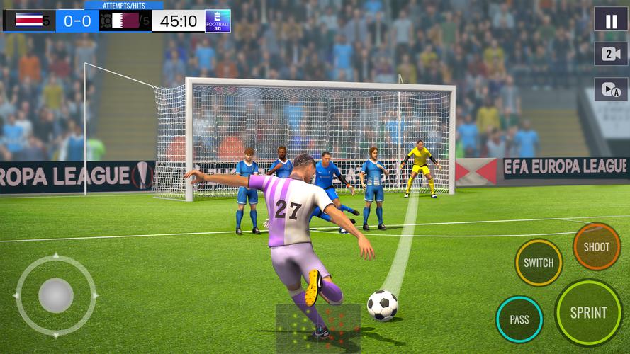 Football 3D Star ဖန်သားပြင်ဓာတ်ပုံ 1