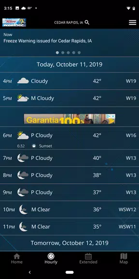 KCRG-TV9 First Alert Weather 螢幕截圖 2