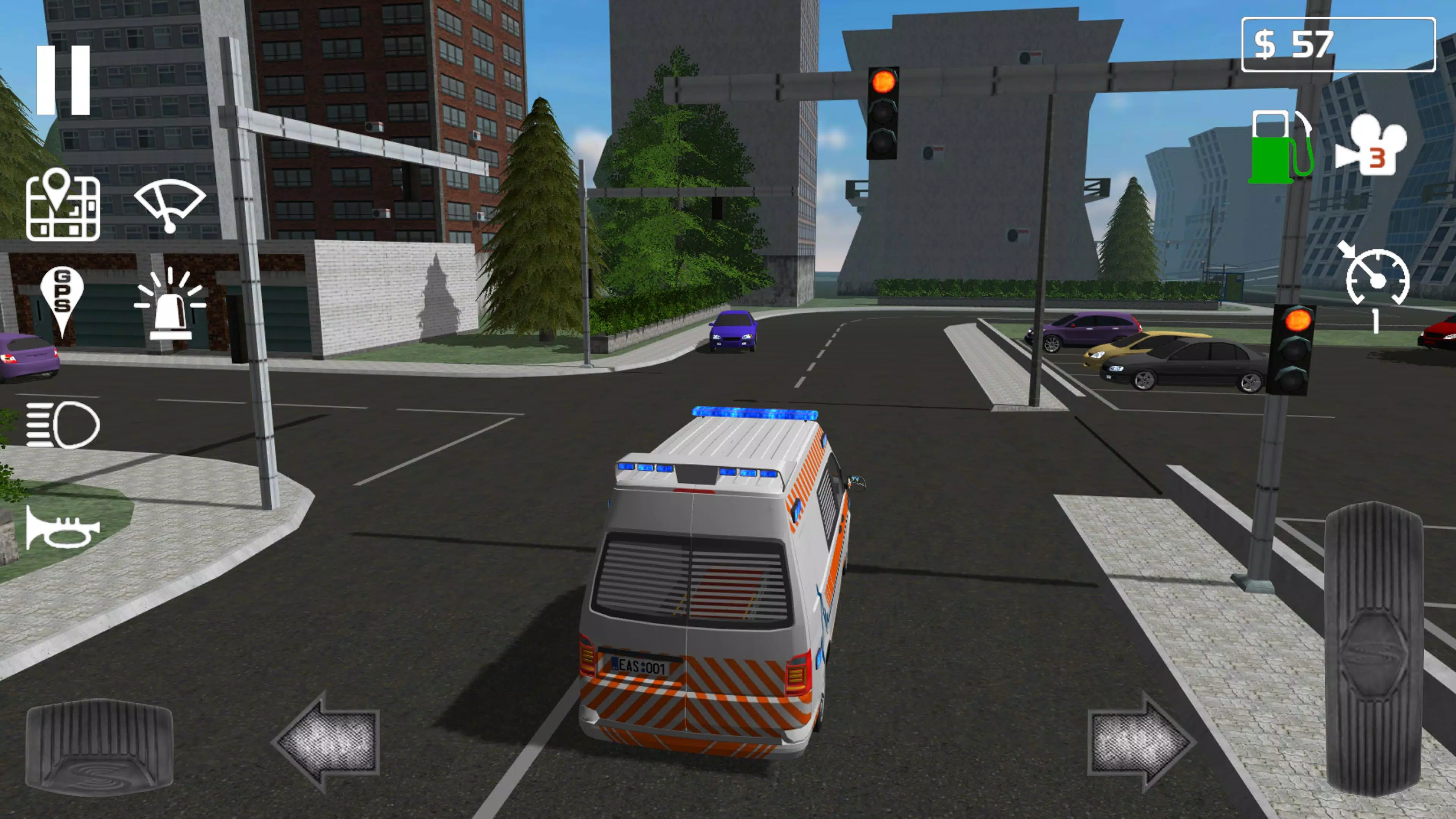 Emergency Ambulance Simulator Captura de pantalla 1